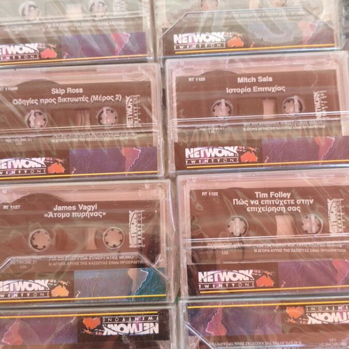Network Twenty One audio cassette tapes new, pack of 8
