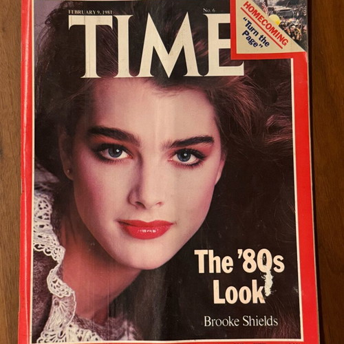 Time magazine February 1981 used, Brooke Shields cover