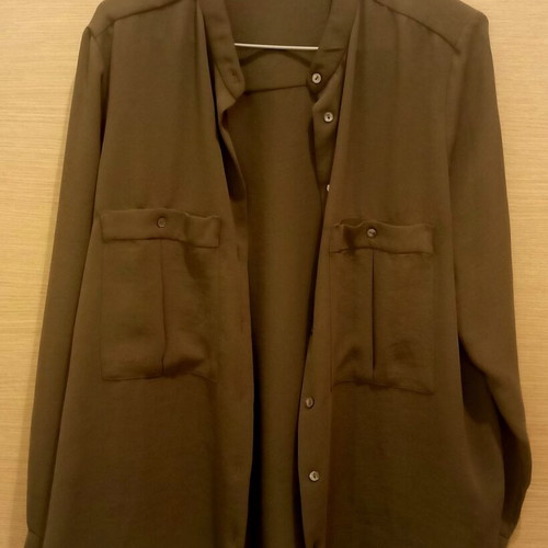 Mango shirt light fabric khaki large like new