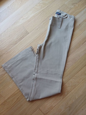 Lynne elastic pants used, beige, flared, size L