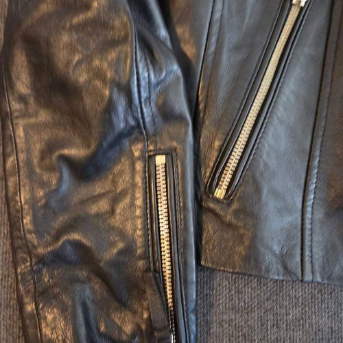 Esprit leather jacket like new, black, size 36