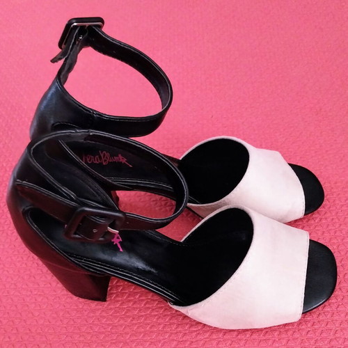 Vera Blum women's sandals used, size 38, thick heel