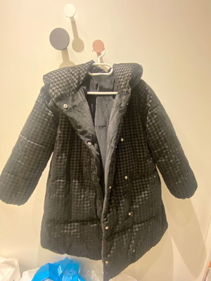 Winter jacket Zara for 12 years old girl like new, black and gray