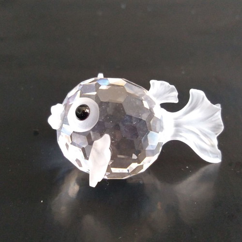 SWAROVSKI CRYSTAL BLOWFISH SMALL FISH COLLECTIBLE FIGURE