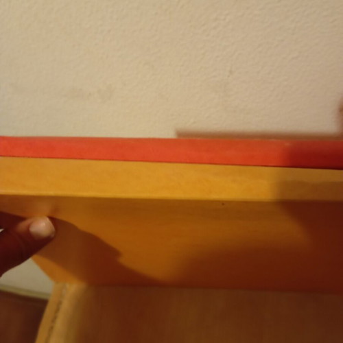 Hard Cardboard Folder A4 like new with internal clip