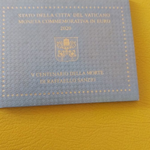 Vatican 2020 2 Euro Raffaello Death commemorative coin new