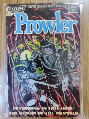 Prowler comic used, issue 3, Eclipse Comics