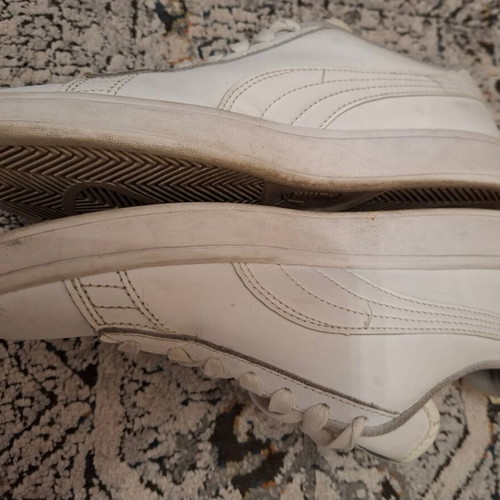 Puma sneakers used, size 38, white