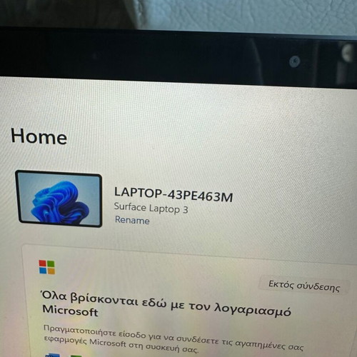 Microsoft Surface Laptop 3 i5-1035G7 16GB 256GB SSD like new