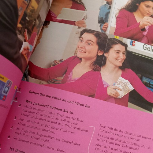 Schritte Plus 4 book with CD used for learning German
