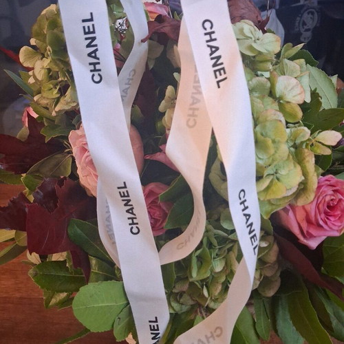 Chanel ribbon authentic new 156 cm
