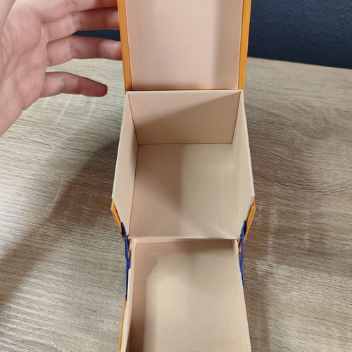 Louis Vuitton jewelry box with blue inner case used