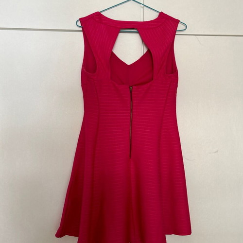Miss Selfridge L fuchsia dress.