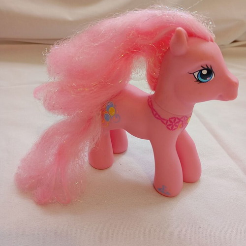 My Little Pony G3 Pinkie Pie figure used, 2007 Hasbro 25th Birthday Celebration