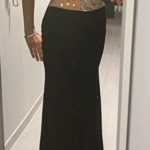 Long dress new, black, size L