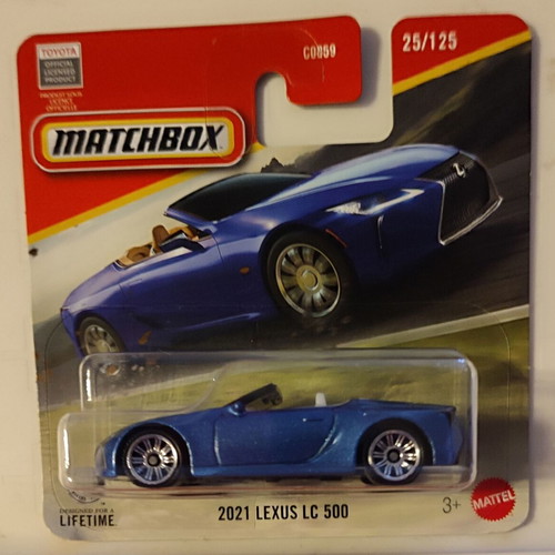Lexus LC 500 Matchbox car 2021, new