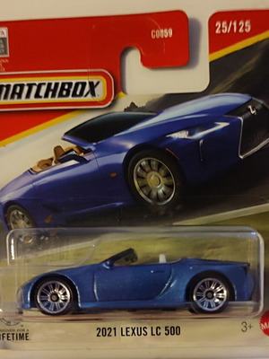 Lexus LC 500 Matchbox car 2021, new