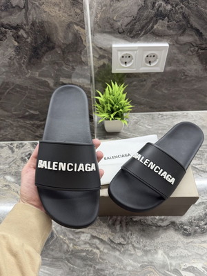 Balenciaga Ανδρικές Παντόφλες Νέες Μαύρες Μέγεθος 44