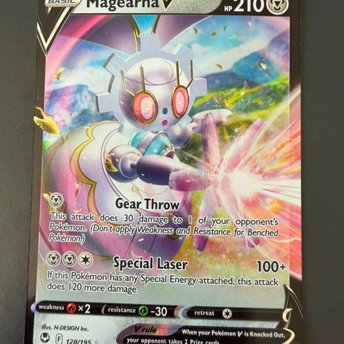 Magearna V Silver Tempest 128 Pokemon TCG card