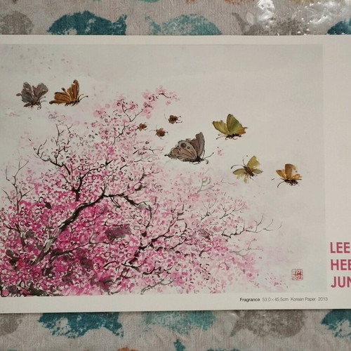 Korean postcards set of 5 on watercolor paper like new