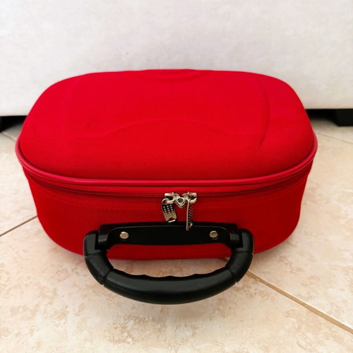 A.P.C. red toiletry bag new 30x35