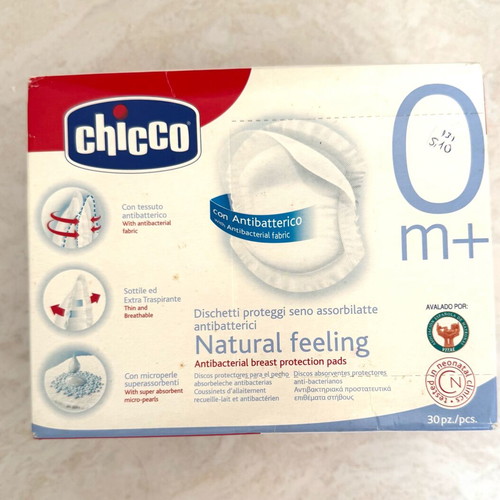 Επιθέματα στήθους Chicco αντιβακτηριακά καινούργια, πακέτο 30