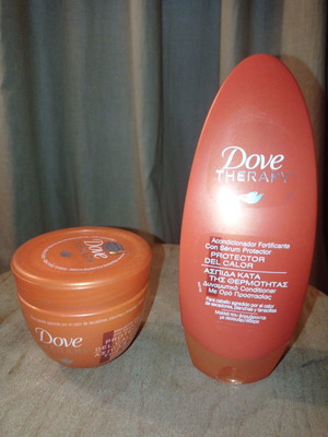 Μάσκα και Conditioner μαλλιών Dove Therapy πακέτο 250ml &amp; 300ml