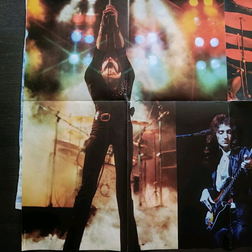 Queen A Night At The Opera 50th Anniversary Edition Poster like new with sticker