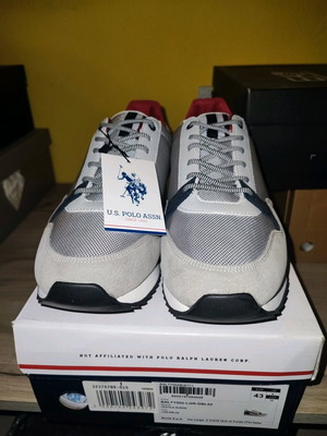 US Polo sneakers size 43 gray new shoes