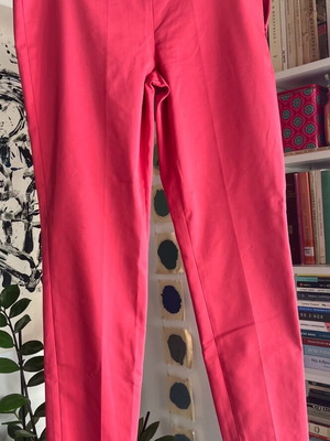Coral pants Compania Italiana straight fit, like new, size L