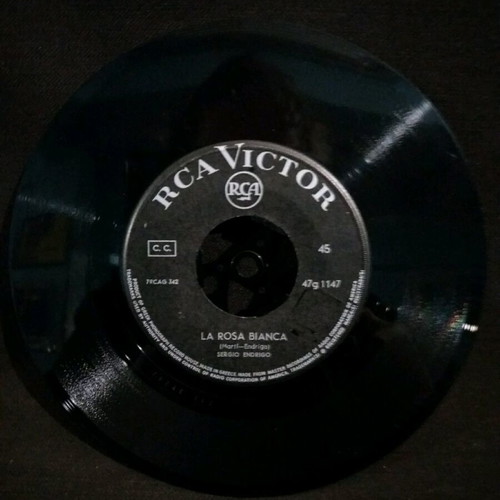 Sergio Endrigo La Rosa Bianca 7" used, latin