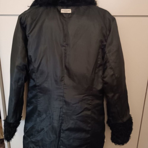 Rebecca Blu women's trench coat black like new, size L
