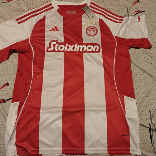 Olympiacos Signed Jersey 2025-2026 Giovanni XL Slim Fit New
