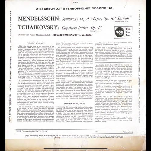 Mendelssohn Tchaikovsky vinyl used, classical music