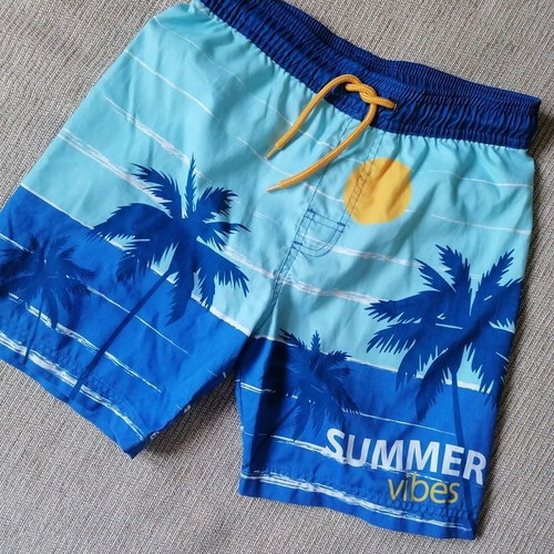 Stamion swim shorts like new for 8 years old, blue