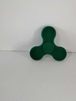 Fidget Spinner new, dark green, 3D printed