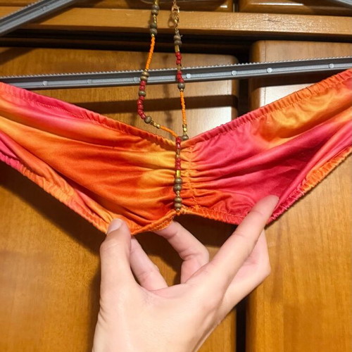 Summer set with pants and top multicolored new, size Small
