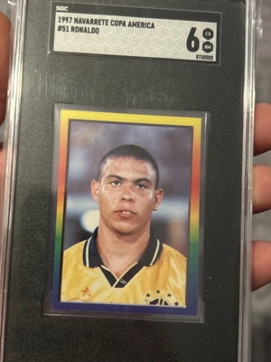 Ronaldo, Romario, Rivaldo cards used, very rare