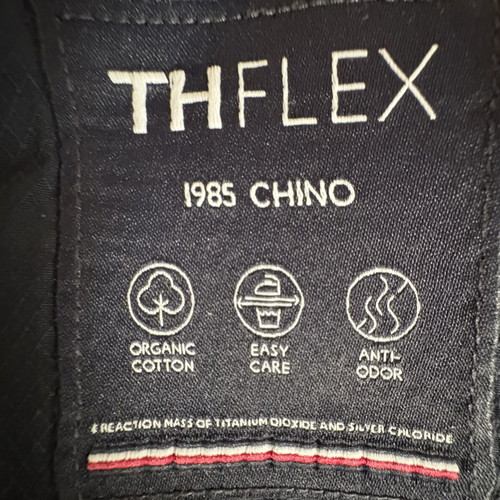 Tommy Hilfiger men's black stretch straight fit pants like new