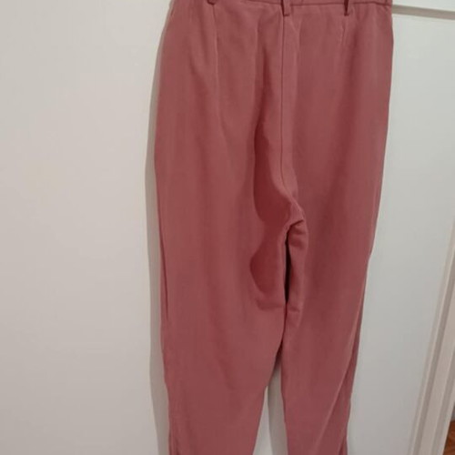 Zara women's autumn pants new, size M, dusty pink color