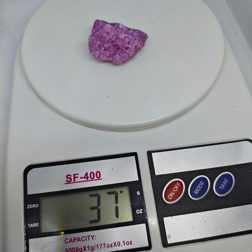 Natural Rough Rubynite 37 Grams Like New