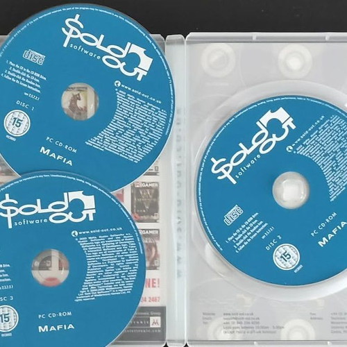 Mafia PC game complete edition with 3 CDs like new