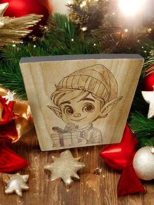 Magic Elf with Pyrography new