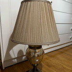 Beige lamp with unique base new
