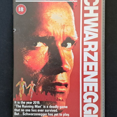 The Running Man VHS like new, Pal edition 1987