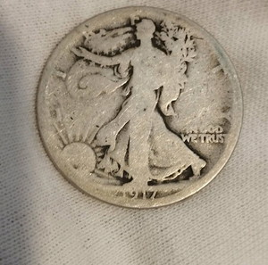 Ασημένιο Walking half dollar 1917