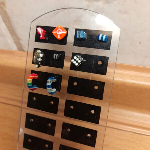 Stud earrings used, assorted pieces