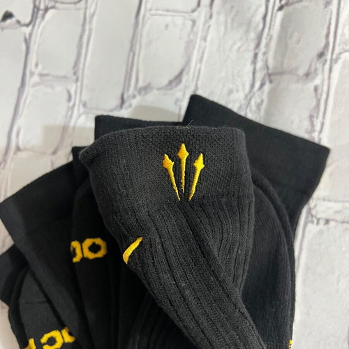 Nocta socks new, set of 3 pairs, black and yellow