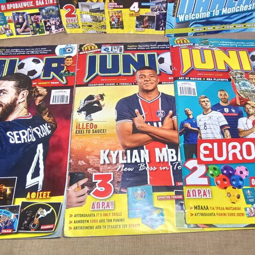 Sporty Junior magazine used, pack of 6 issues