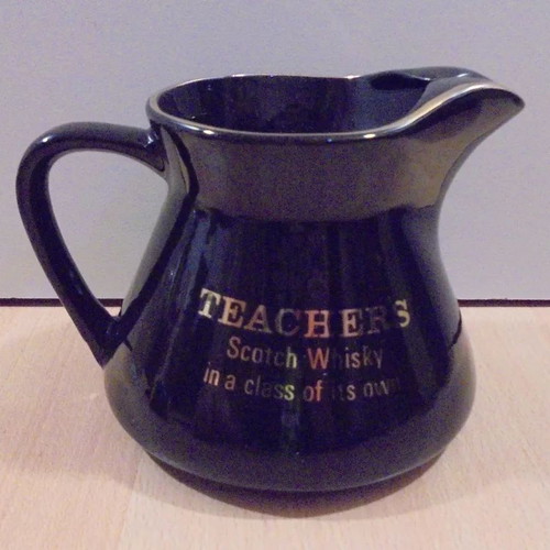 Teacher's Scotch Whisky old promotional ceramic jug used